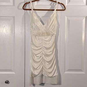 Rampage crème cocktail dress